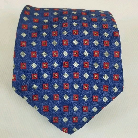 Ben Silver Cravate Men's 100% Silk Neck Tie Blue - Picture 3 of 3